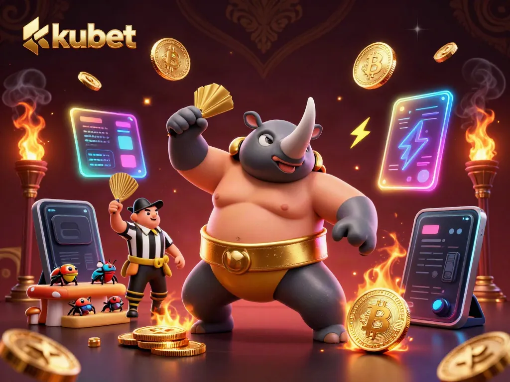 Engage with kubet in a vibrant digital casino featuring unique 3D characters and rich visual effects.